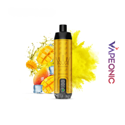 Al Fakher Crown Bar Vape 15000 - Ice Mango Flavor